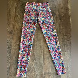 Terez Girls  sprinkles leggings size 10/12